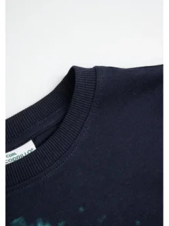 Coccodrillo Longsleeve ZC6143104VBA-015 Granatowy Regular Fit