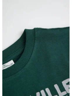 Coccodrillo Longsleeve ZC6143101VBA-011 Zielony Regular Fit