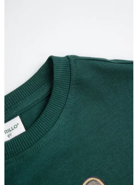 Coccodrillo Longsleeve ZC6143102VBB-011 Zielony Regular Fit