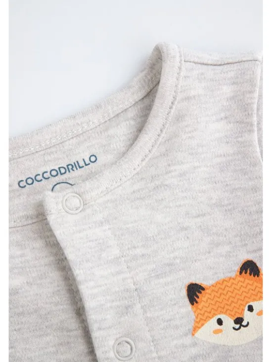 Coccodrillo Pajac ZC5104101FBN-019 Szary Regular Fit