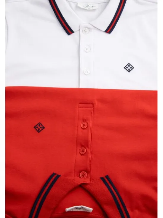 Coccodrillo Polo ZC6143601EJB-009 Czerwony Regular Fit