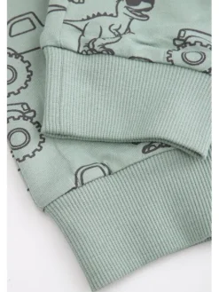 Coccodrillo Spodnie dresowe WC6122701NBK-011 Zielony Regular Fit