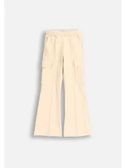 Coccodrillo Spodnie dresowe WC5120102NGJ-003 Écru Regular Fit