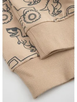 Coccodrillo Spodnie dresowe WC6122701NBK-002 Beżowy Regular Fit