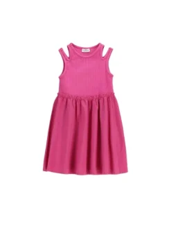 Coccodrillo Sukienka codzienna WC6129302JGK-007 Różowy Regular Fit
