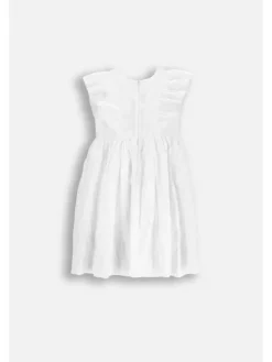 Coccodrillo Sukienka elegancka WC6128202EJG-001 Biały Regular Fit