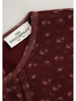 Coccodrillo Sukienka elegancka ZC6128101FGJ-017 Bordowy Regular Fit