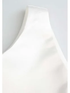 Coccodrillo Sukienka elegancka WC6128303EJG-001 Biały Regular Fit