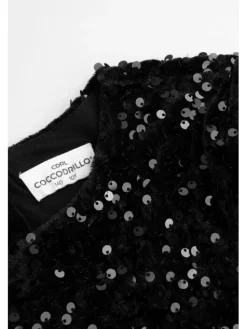 Coccodrillo Sukienka ZC5129101EPG-021 Czarny Regular Fit