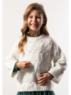 Coccodrillo Sweter ZC5172102EPG-003 Écru Regular Fit