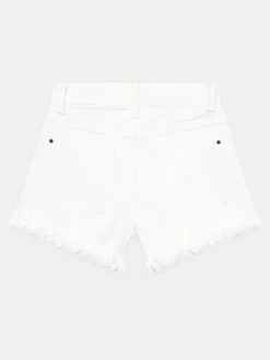 Coccodrillo Szorty jeansowe WC4123201JCG Biały Regular Fit