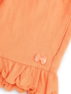 Coccodrillo Szorty materiałowe WC5121401FGK Pomarańczowy Regular Fit
