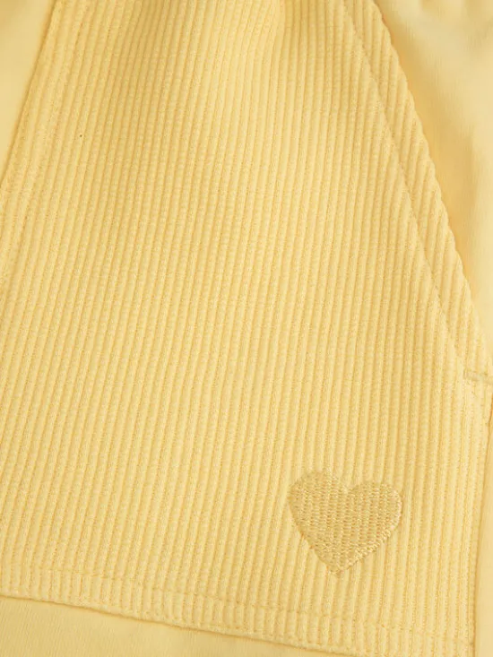 Coccodrillo Szorty materiałowe WC5121401HGK Żółty Regular Fit