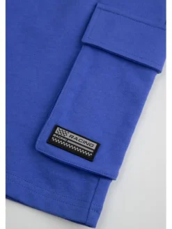 Coccodrillo Szorty materiałowe WC6120502HBJ-014 Niebieski Regular Fit