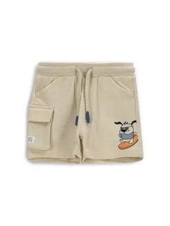 Coccodrillo Szorty sportowe WC5120503HBN Beżowy Regular Fit