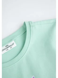 Coccodrillo T-Shirt WC5143205CGK-011 Zielony Regular Fit