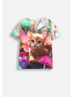 Coccodrillo T-Shirt WC5143201DGK-022 Kolorowy Regular Fit