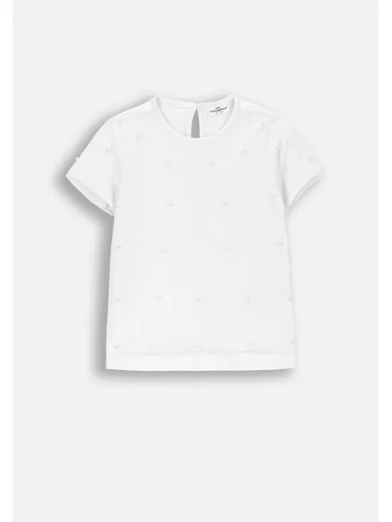 Coccodrillo T-Shirt WC6143205EJG-001 Biały Regular Fit