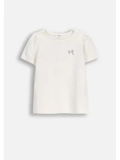 Coccodrillo T-Shirt WC6143202EJG-003 Kremowy Regular Fit