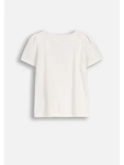 Coccodrillo T-Shirt WC6143202EJG-003 Kremowy Regular Fit