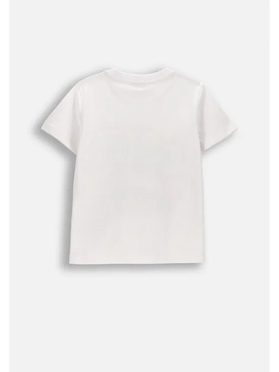 Coccodrillo T-Shirt WC6143204HBK-001 Biały Regular Fit
