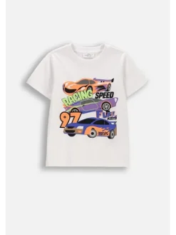 Coccodrillo T-Shirt WC6143204HBK-001 Biały Regular Fit