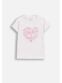 Coccodrillo T-Shirt WC6143204HGK-001 Biały Regular Fit