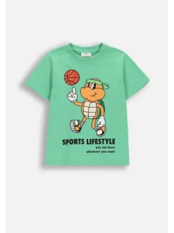 Coccodrillo T-Shirt WC6143206IBK-011 Zielony Regular Fit
