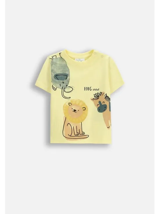 Coccodrillo T-Shirt WC6143202IBN-004 Żółty Regular Fit