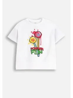 Coccodrillo T-Shirt WC5143210LGD-001 Biały Regular Fit
