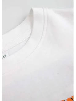 Coccodrillo T-Shirt WC6143203MBJ-001 Biały Regular Fit