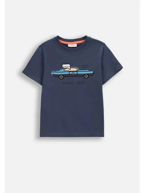 Coccodrillo T-Shirt WC6143201MBK-014 Niebieski Regular Fit