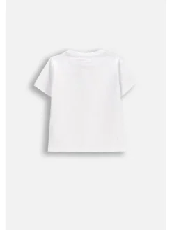 Coccodrillo T-Shirt WC6143204NBN-001 Biały Regular Fit
