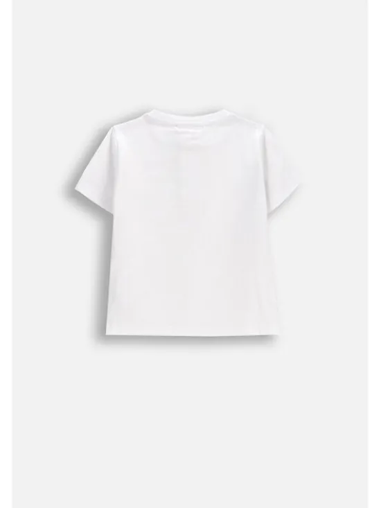 Coccodrillo T-Shirt WC6143204NBN-001 Biały Regular Fit