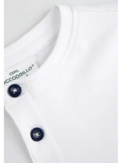 Coccodrillo T-Shirt WC6143204NBN-001 Biały Regular Fit