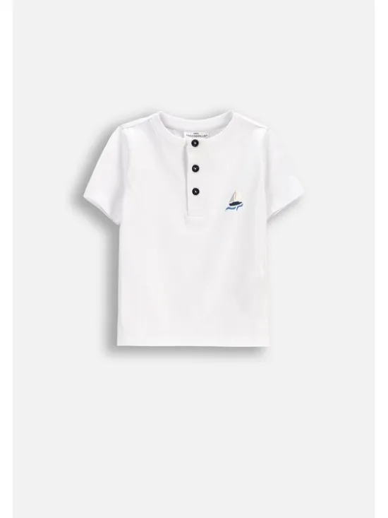 Coccodrillo T-Shirt WC6143204NBN-001 Biały Regular Fit