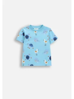 Coccodrillo T-Shirt WC6143205NBN-014 Niebieski Regular Fit