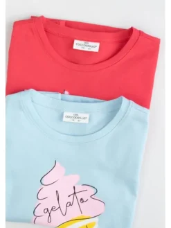 Coccodrillo T-Shirt WC6143201QGK-036 Niebieski Regular Fit