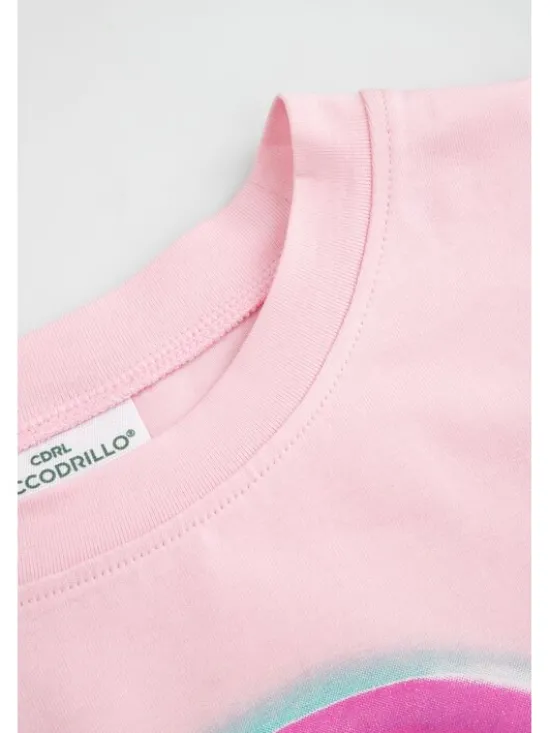 Coccodrillo T-Shirt WC6143201SGJ-007 Różowy Regular Fit