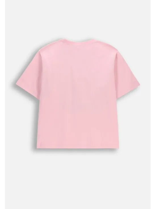 Coccodrillo T-Shirt WC6143201SGJ-007 Różowy Regular Fit