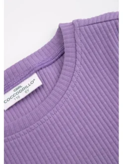 Coccodrillo T-Shirt WC6143207SGK-016 Fioletowy Regular Fit