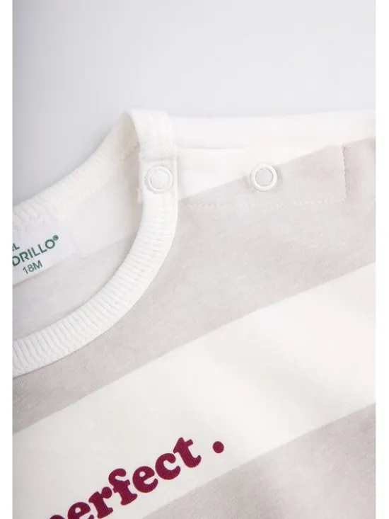Coccodrillo T-Shirt WC6143203SUN-019 Szary Regular Fit