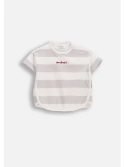 Coccodrillo T-Shirt WC6143203SUN-019 Szary Regular Fit