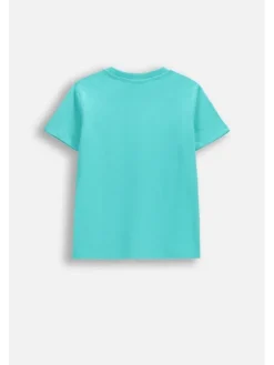 Coccodrillo T-Shirt WC6143201TBK-014 Niebieski Regular Fit