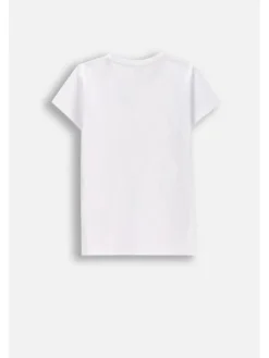 Coccodrillo T-Shirt WC6143201TUG-001 Biały Regular Fit