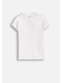 Coccodrillo T-Shirt WC6143201TUG-001 Biały Regular Fit