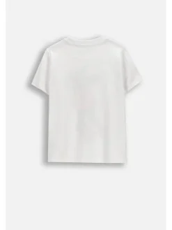 Coccodrillo T-Shirt WC6143233VBA-001 Biały Regular Fit