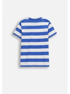 Coccodrillo T-Shirt WC6143236VBA-015 Granatowy Regular Fit