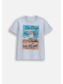 Coccodrillo T-Shirt WC6143213VBB-036 Niebieski Regular Fit