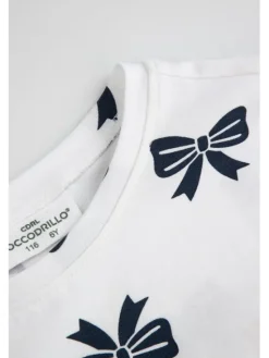 Coccodrillo T-Shirt WC6143220VGA-001 Biały Regular Fit